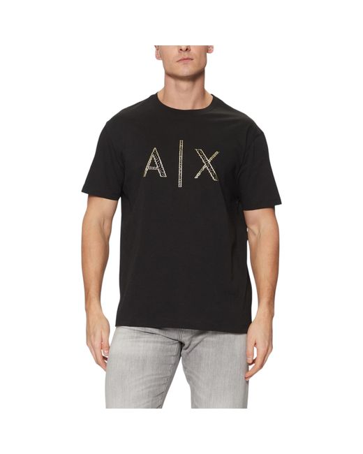 Armani Black Exchange T-Shirts Milano A for men