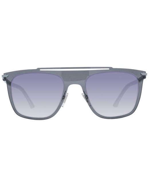 Police Blue Rectangle Sunglasses for men