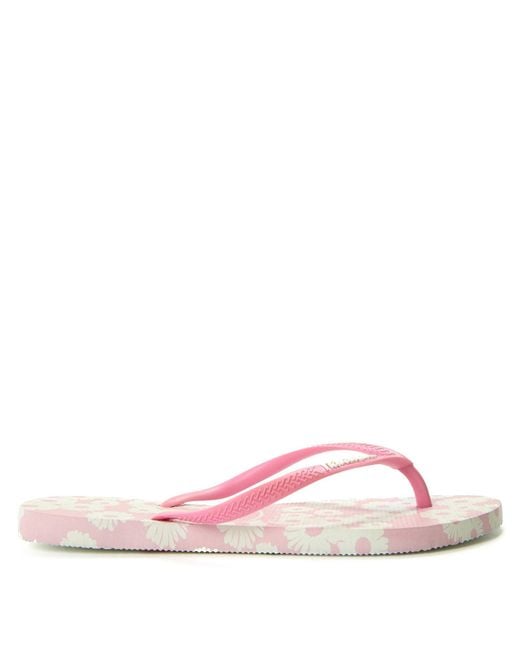 Havaianas Pink Hav. Slim Daisy Caitti Rose 3 Flip Flops