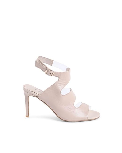 Versace 19.69 Abbigliamento Sportivo Pink 19V69 Sandal Am Nw125-61 Leather
