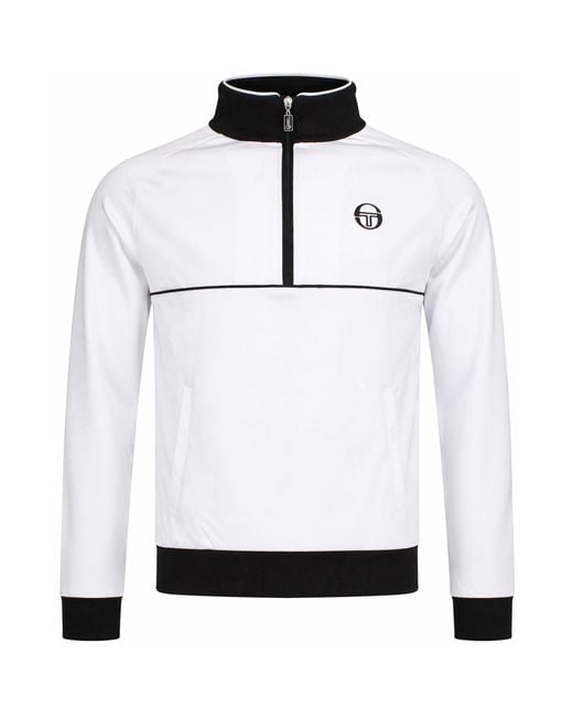 Sergio Tacchini White Orion Track Top for men