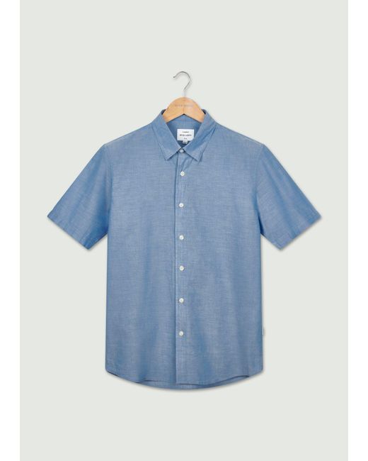 Peter Werth Blue Gav Ss Shirt for men