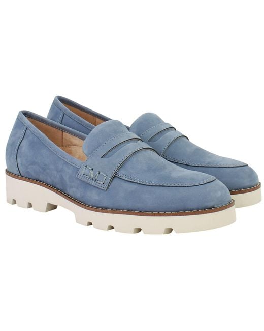 Vionic Blue Charm Cheryl Light Loafers Leather