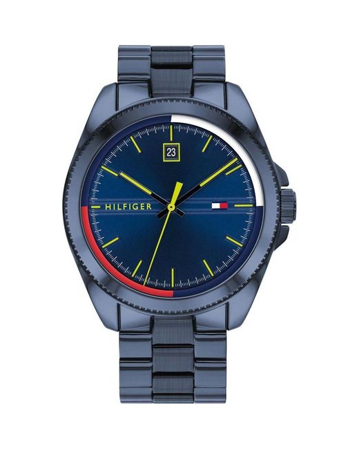 Tommy Hilfiger Blue Riley Watch 1791689 Stainless Steel (Archived) for men