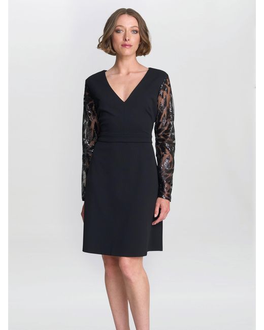 Gina Bacconi Blue Angie Cocktail Dress