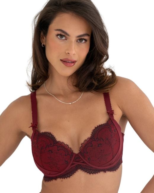 Pour Moi Purple 84501 Hollywood Padded Balconette Bra
