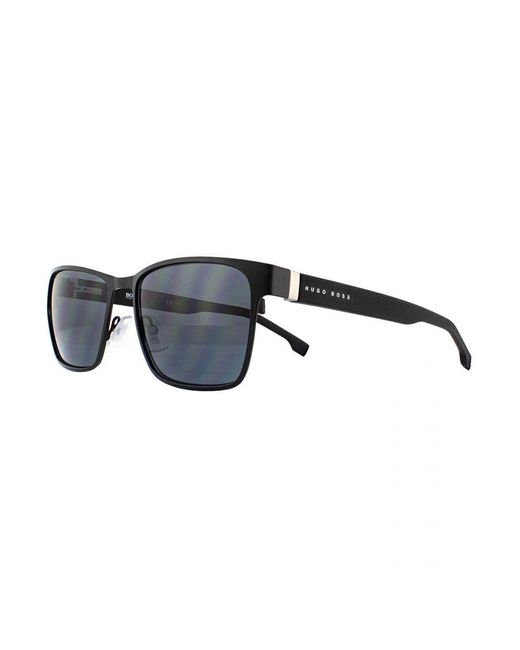 Boss Blue Sunglasses 1038/S 003 Ir Matt Metal for men
