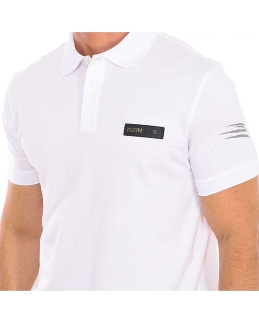 Philipp Plein White Pips507 Short-Sleeved Polo Shirt for men