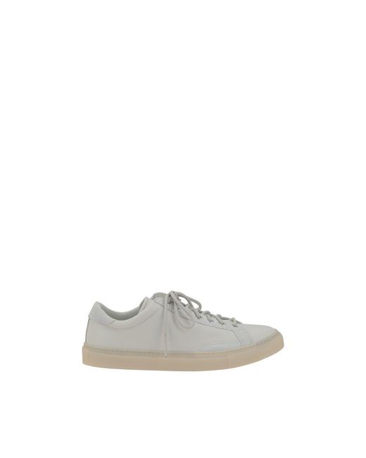 Diemme Gray 5000 Papyrus Leather Sneakers for men