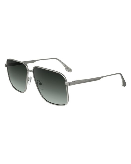 Victoria Beckham Gray Metal Sunglasses