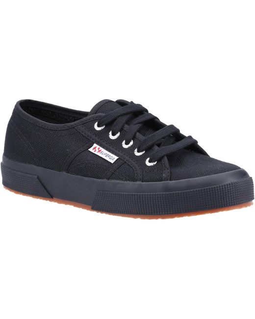 Superga Blue Ladies 2750 Cotu Classic Trainers (Full)
