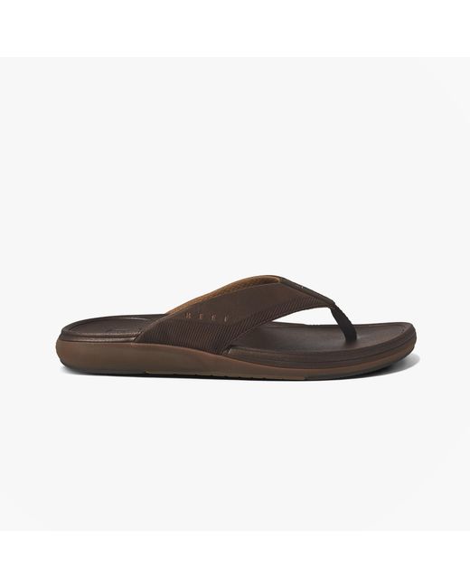 Reef Brown Cushion Norte Toe-Post Sandals for men