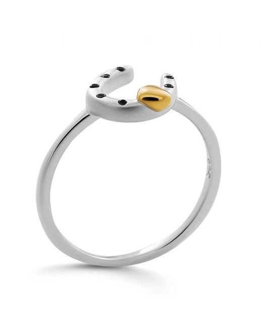 Orphelia Metallic 'Aurora' 925 Sterling Ring