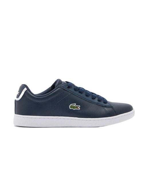 Lacoste Carnaby Evo Bl 1 Spw Navy Blue Trainers Leather