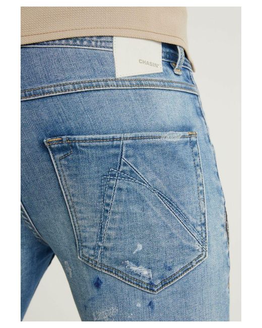 Chasin' Chasin Slim-fit Jeans Altra Galaxy in het Blue voor heren