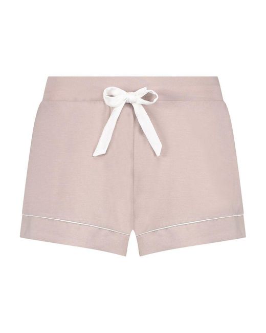 Hunkemöller Shorts Jersey Essential in het Pink