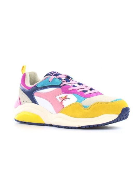 Diadora Multicolor Lc23 Whizz Run Multicoloured Trainers for men