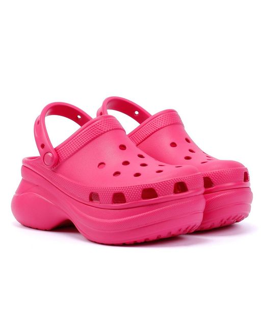 CROCSTM Pink Classic Bae Clogs