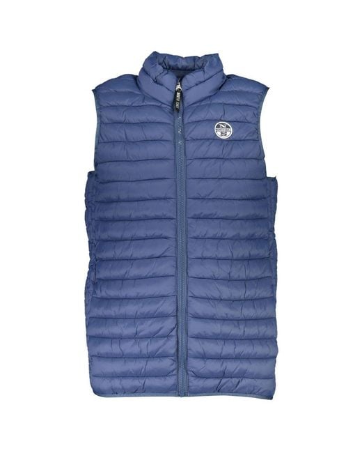 North Sails Blue Polyamide Jacket for men