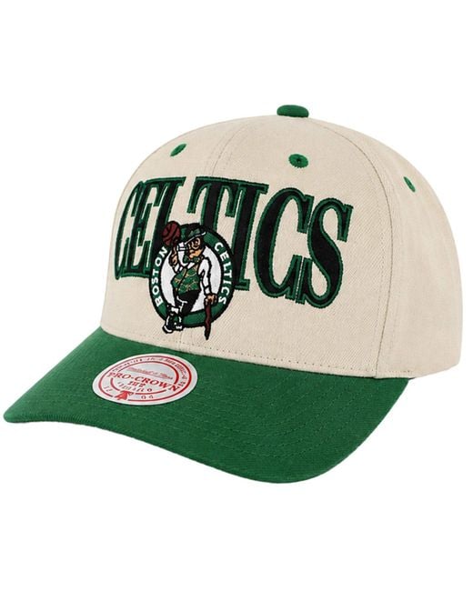 Mitchell & Ness Green Nba Boston Celtics Off Cap