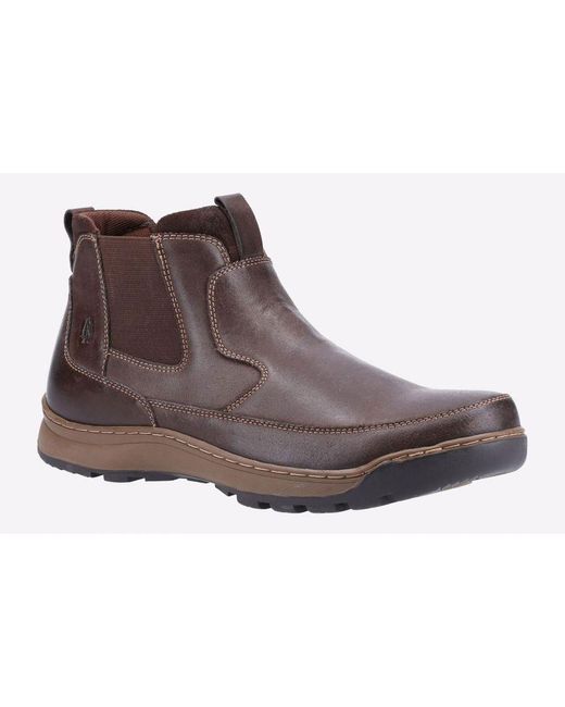 Hush Puppies Brown Gavin Memory Foam Boots for men