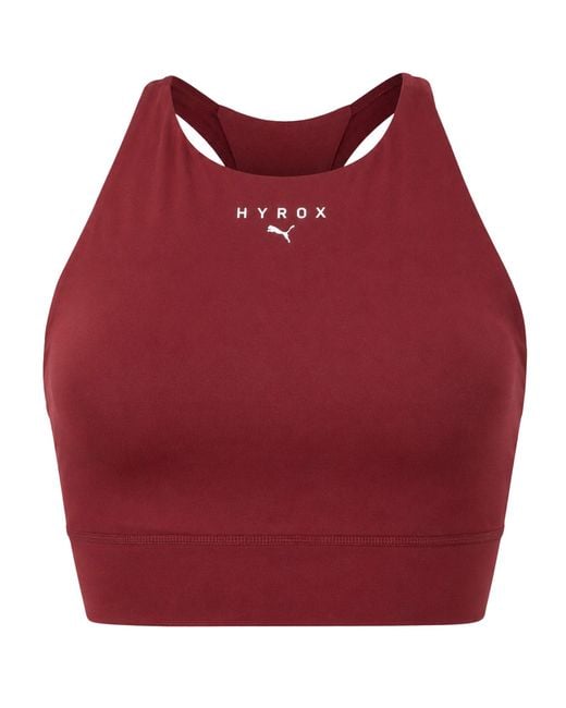 PUMA Red X Hyrox Shapeluxe Sports Bra