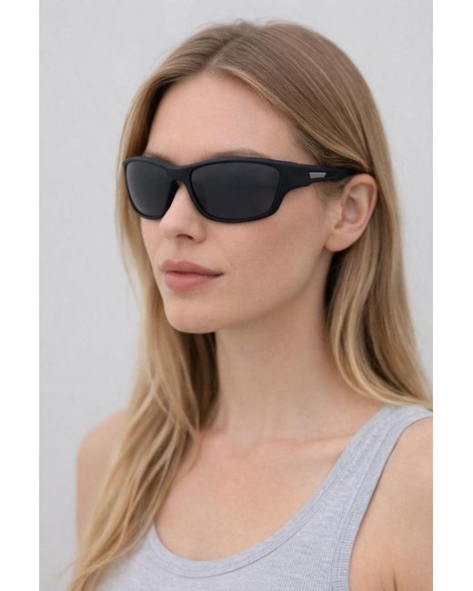 SVNX Brown Basic Outdoor Sports Racer Sunglasses