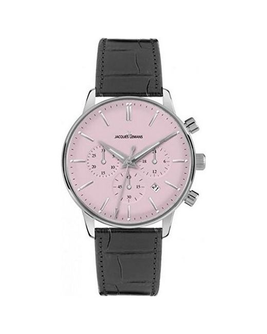 Jacques Lemans Pink Watch 1-209F (39 Mm) for men