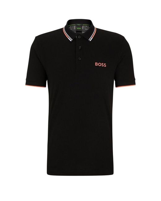Boss Black Boss Paddy Pro Polo Shirt Charcoal for men