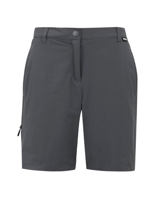 Regatta Gray Professional /Ladies Light Insect Repellent Travel Shorts (Seal)
