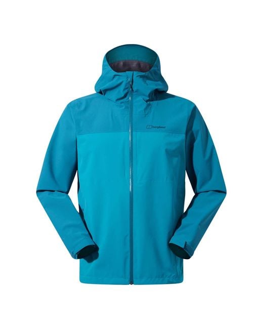 Berghaus Blue Arnaby Hooded Waterproof Jacket for men