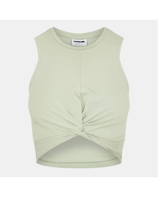 Noisy May Green Crew Neck Sleeveless Vest Tank