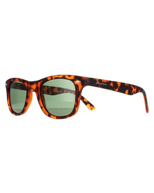 Montana Brown Square Turtle Rubbertouch Polarized Mp41 Sunglasses