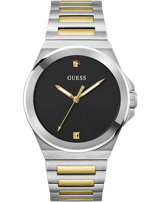 Guess Black Vinyl Multicolour Watch Gw0833G3 for men