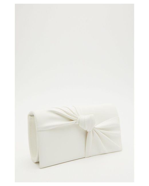 Quiz White Bow Knot Bag