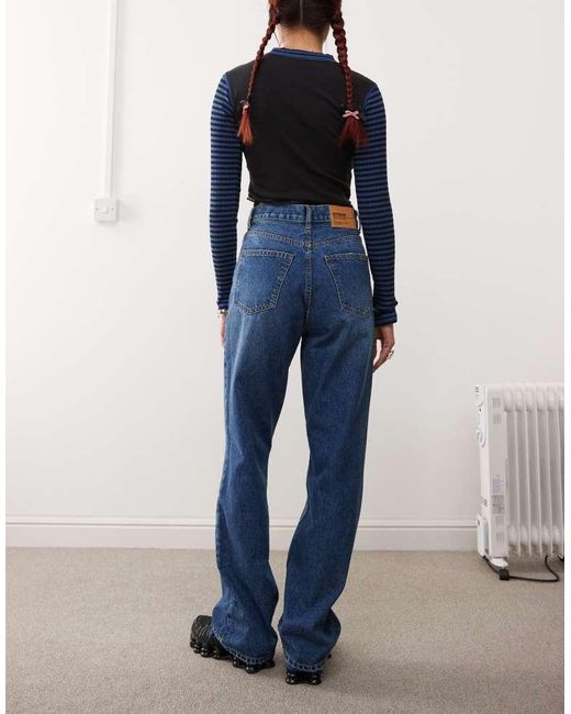 Dr. Denim Blue Echo Regular Fit Straight Leg