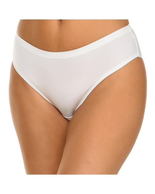 Dim White Seamless Marbled Effect Panties 007Yg