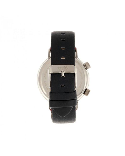 Simplify White The 3300 Leather-Band Watch
