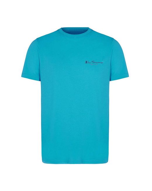 Ben Sherman Blue Aqua T-Shirt for men