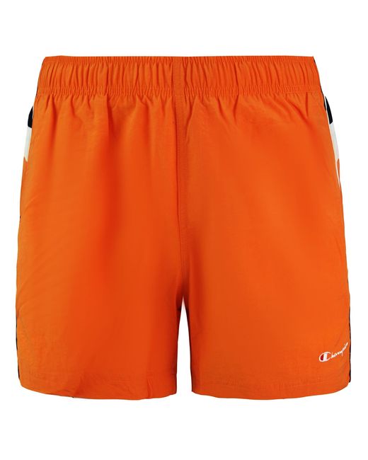 Champion Orange Swimming Shorts for men