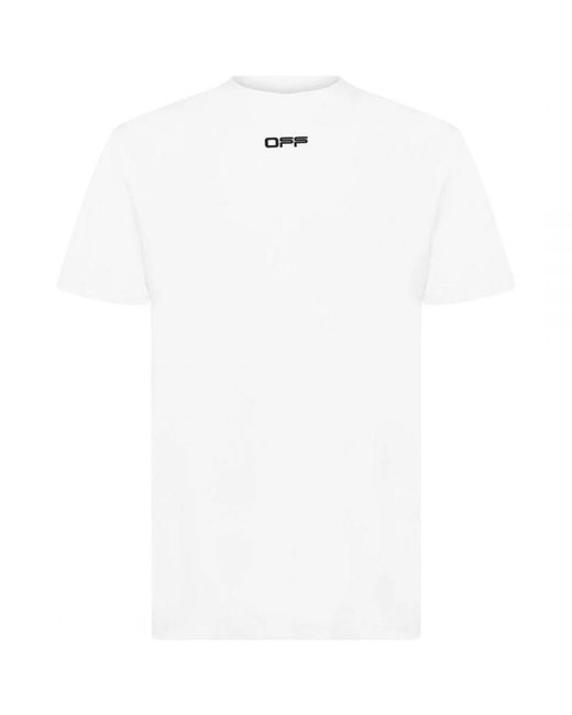 Off-White c/o Virgil Abloh White Off- Arrow Outline Sports T-Shirt for men