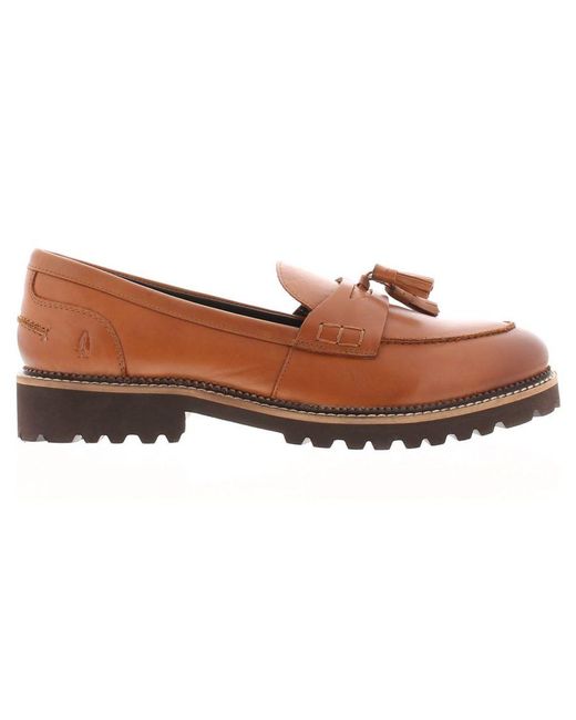 Hush Puppies Black Shoes Loafers Flat Ginny Leather Slip On Leather (Archived)