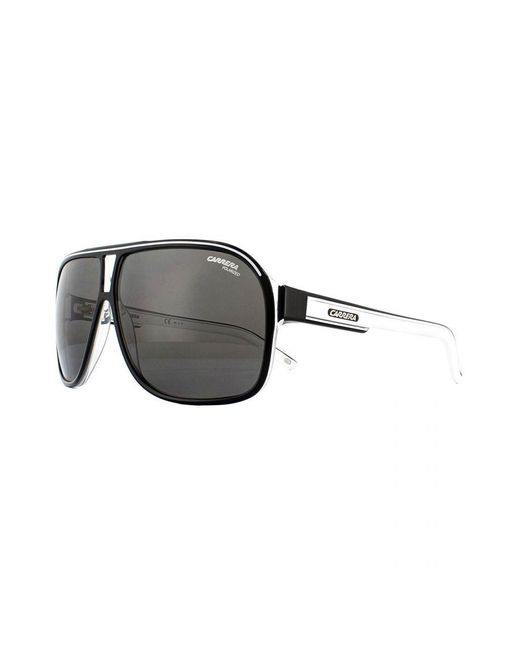Carrera Gray Aviator Crystal Polarized Sunglasses
