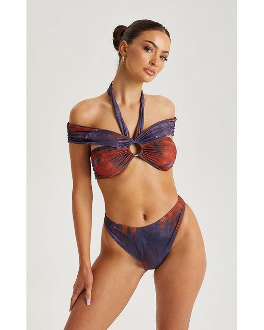 Urban Bliss Purple Detail Bikini Bottoms