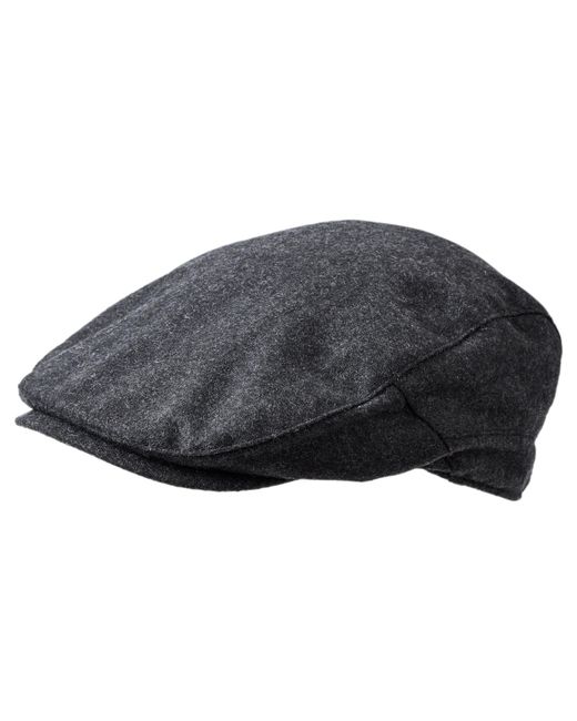 TOG24 Blue Weighton Knit Flat Cap Dark Marl Cotton for men