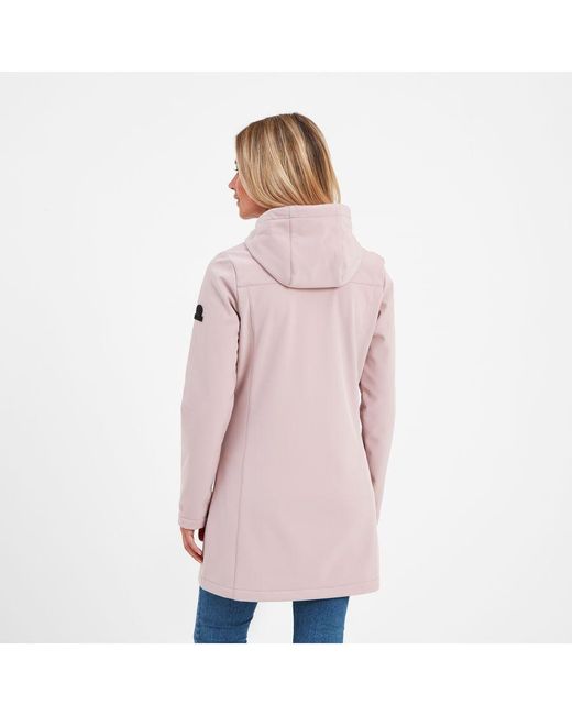 TOG24 Pink Keld Softshell Long Jacket Dusky