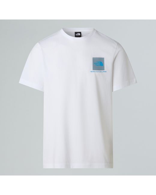 The North Face White Box Ss Tee Tnf Cotton for men