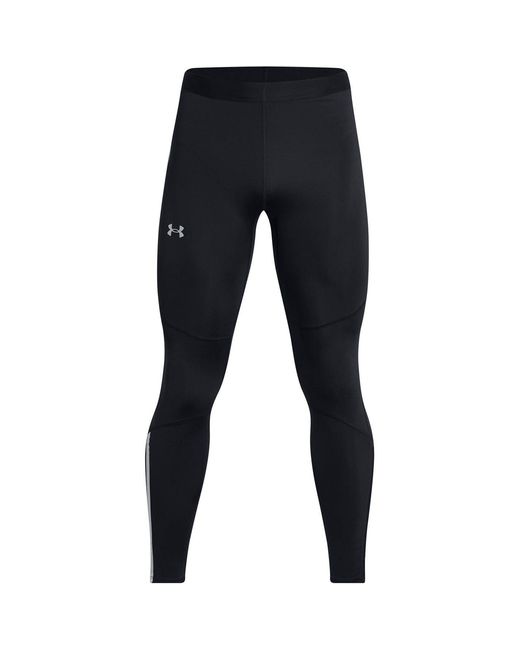 Under Armour Black Launch Solid Patterned Leggings for men