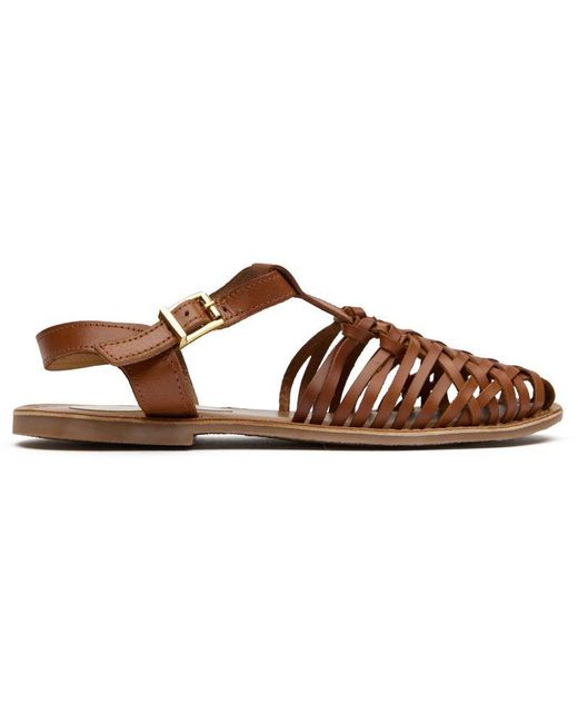 SOLESISTER Brown Alyssa Sandals