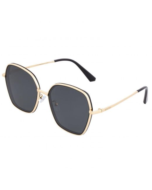 Bertha Metallic Emilia Polarized Sunglasses